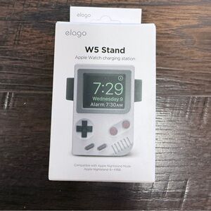 NWT ELAGO CHARGING STAND FO APPLE WATCH LOOKS LOLE GAMEBOY